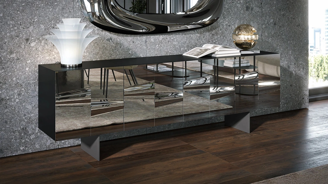 Madia in vetro fuso Saffira di Tonin Casa