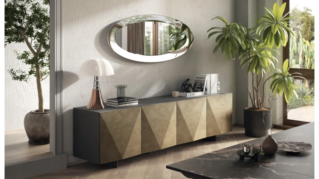 Madia Sideboard 01 in laccato opaco finitura Oxi di Scavolini