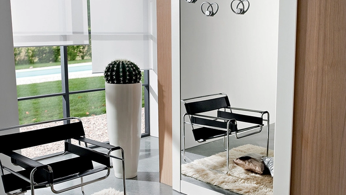 Mobile ingresso con specchio e appendiabiti Jessica di La Primavera