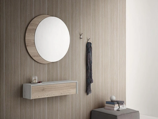 Mobile ingresso in melaminico con specchio Lego di La Primavera