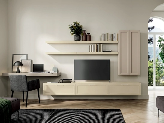 Parete Attrezzata Arcadia AS004 di Colombini Casa