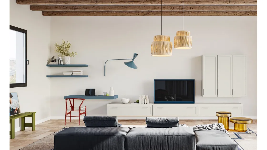 Parete Attrezzata Arcadia L002 di Colombini Casa