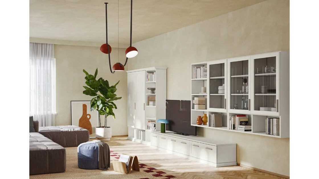 Parete Attrezzata Arcadia L003 di Colombini Casa