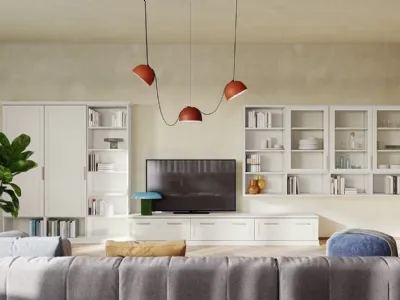 Parete Attrezzata Arcadia L003 di Colombini Casa