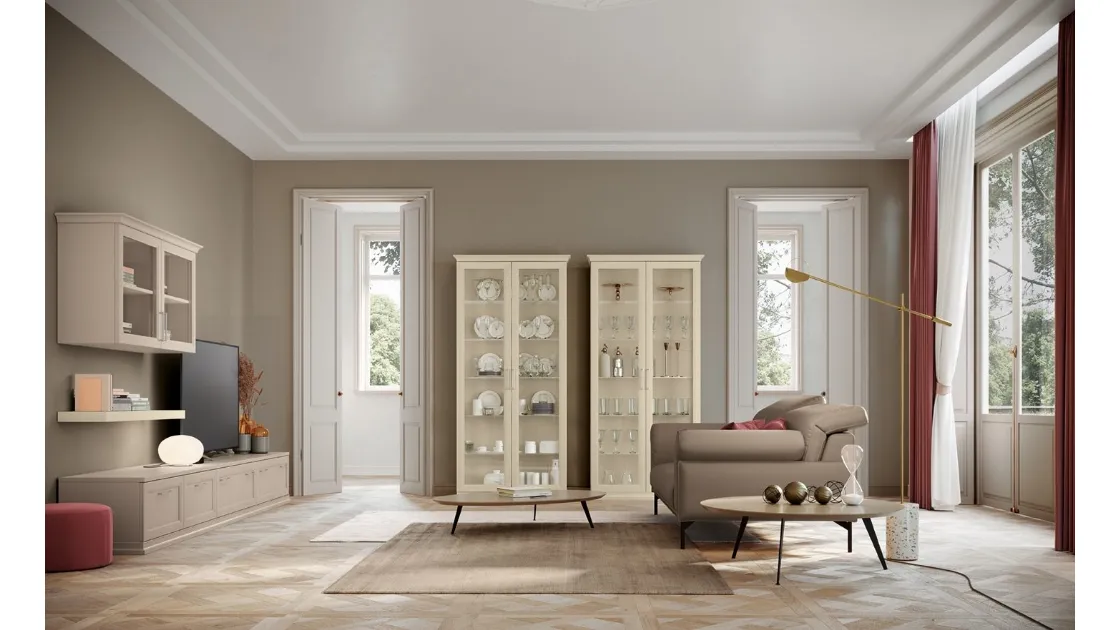 Parete Attrezzata Arcadia L010 di Colombini Casa