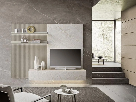 Parete Attrezzata Composizione Horizon 1007 di Mobilgam