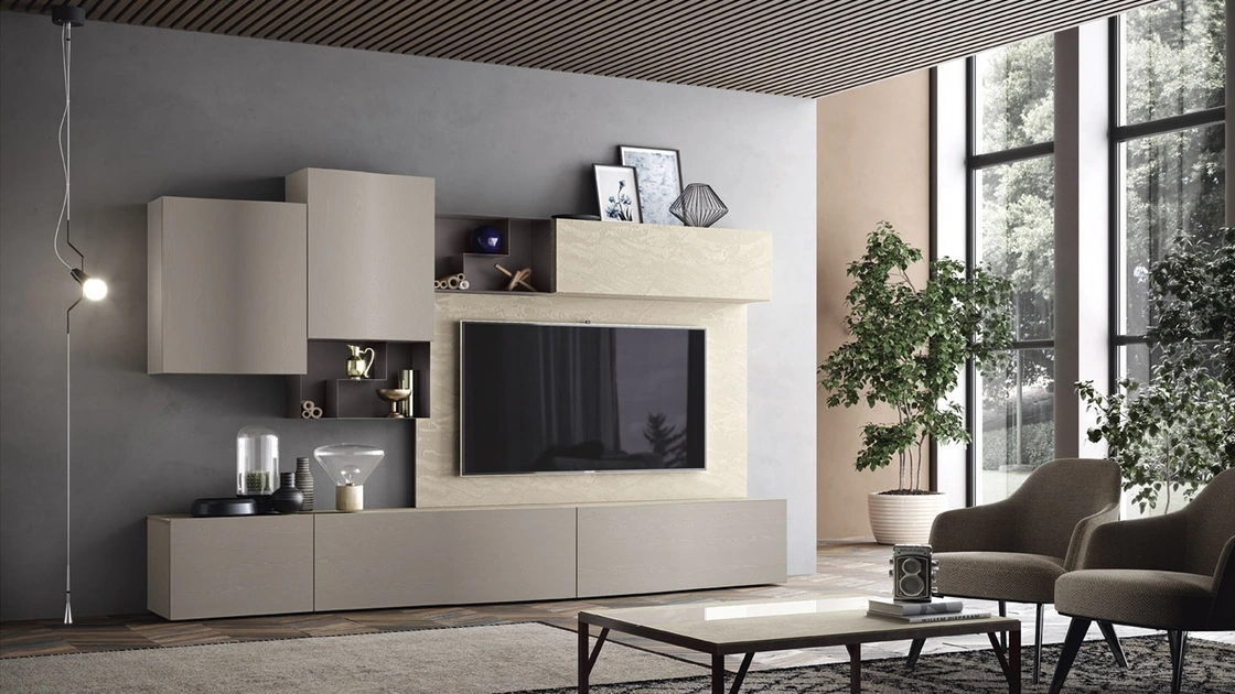 Parete Attrezzata Soggiorno 02-2 di Corso 11