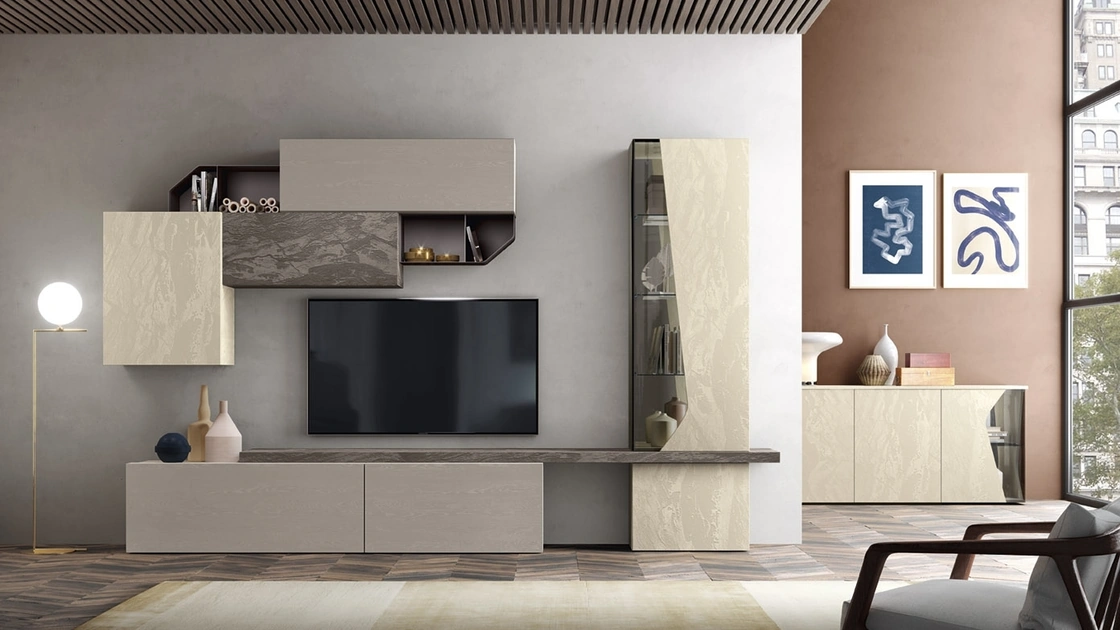 Parete Attrezzata Soggiorno 04-2 di Corso 11