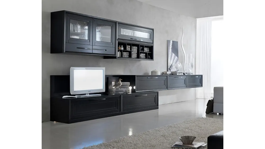 Parete Attrezzata sospesa Cristina di Fasolin