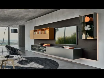 Parete Attrezzata Domino 04 di Sangiacomo