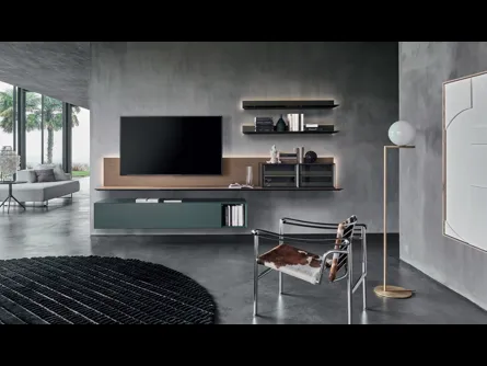 Parete Attrezzata Domino 07 di Sangiacomo