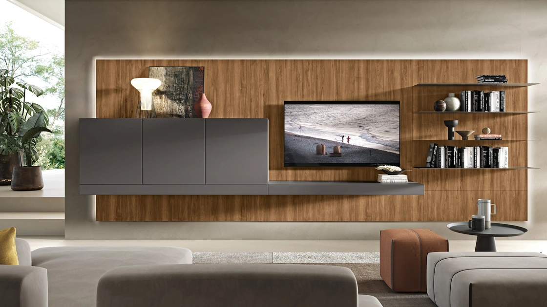 Parete Attrezzata Evolution H2O 02 di Adriatica