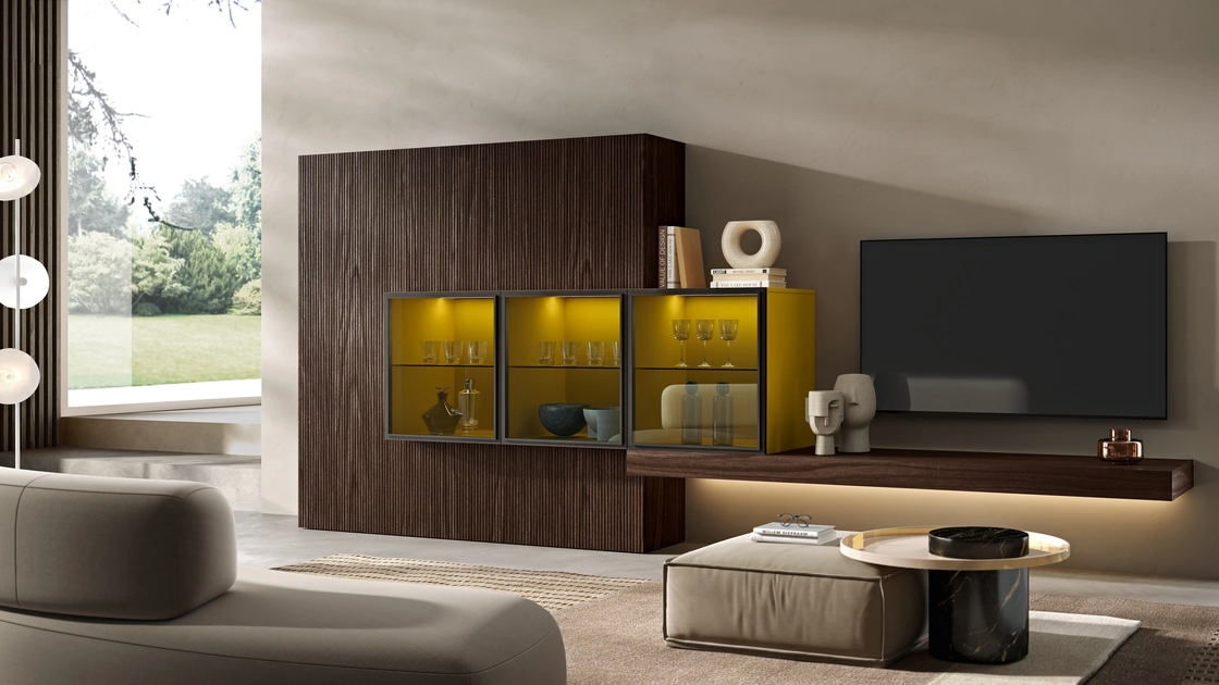 Parete Attrezzata Evolution H2O 03 di Adriatica