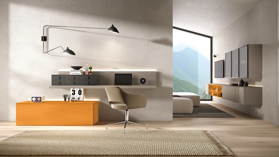 Parete Attrezzata Evolution H2O 04 di Adriatica