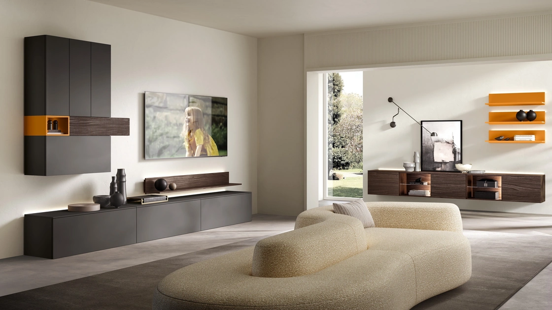 Parete Attrezzata Evolution H2O 06 di Adriatica