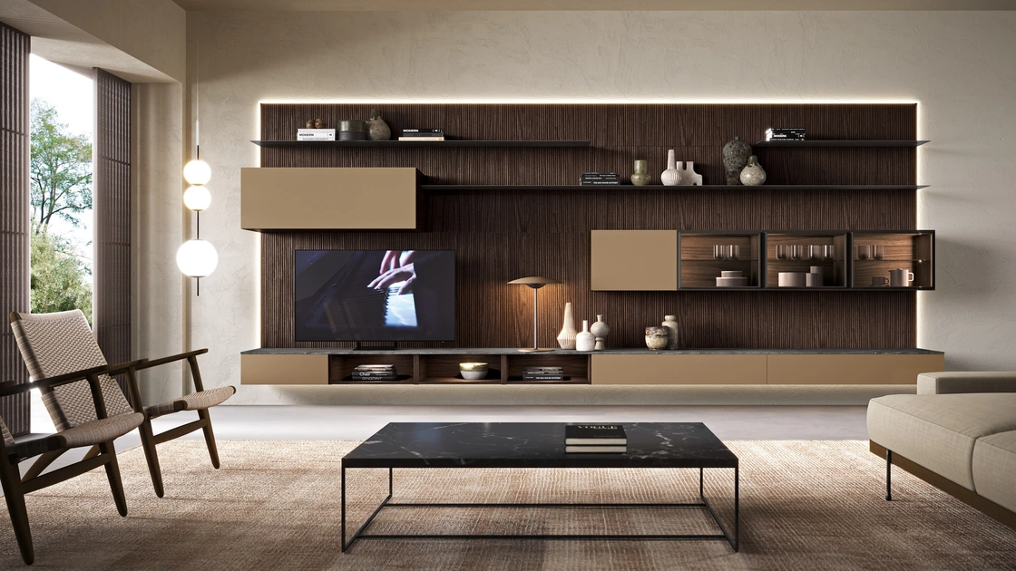 Parete Attrezzata Evolution H2O 09 di Adriatica