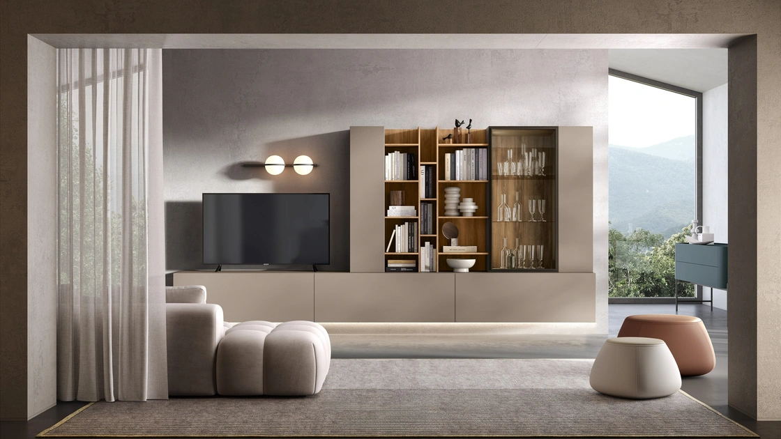 Parete Attrezzata Evolution H2O 11 di Adriatica