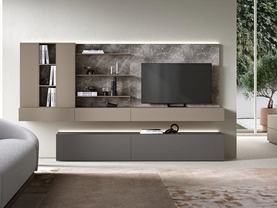 Parete Attrezzata Evolution H2O 27 di Adriatica