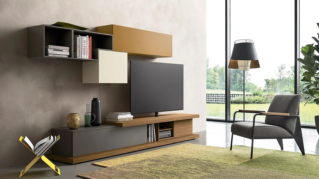 Parete Attrezzata Lampo 055 di Sangiacomo