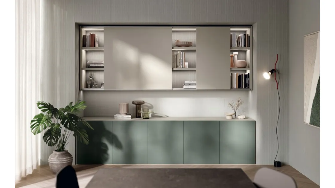 Parete Attrezzata Living Regola 01 di Scavolini
