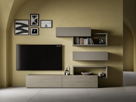 Parete Attrezzata Pratico PTG407 di SantaLucia