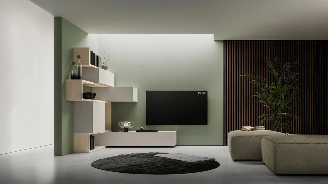 Parete Attrezzata Pratico PTG409 di SantaLucia