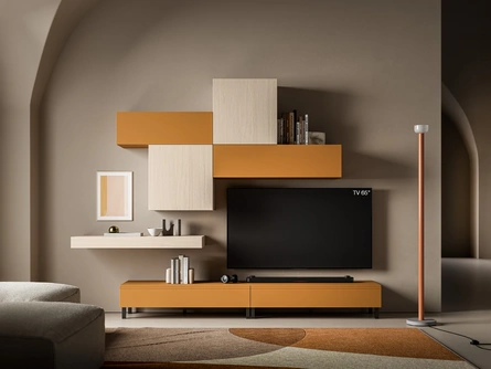 Parete Attrezzata Pratico PTG416 di SantaLucia