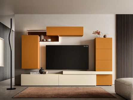 Parete Attrezzata Pratico PTG430 di SantaLucia