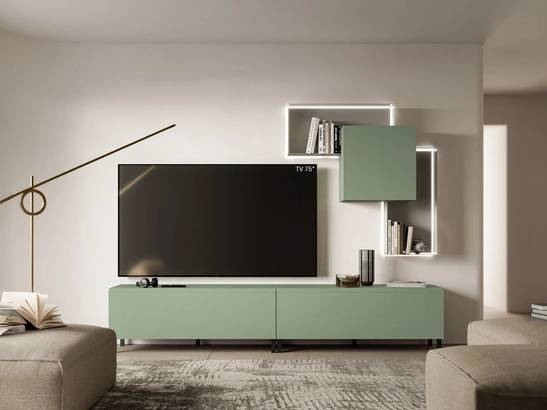 Parete Attrezzata Pratico PTG434 di SantaLucia