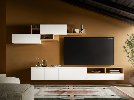 Parete Attrezzata Pratico PTG436 di SantaLucia