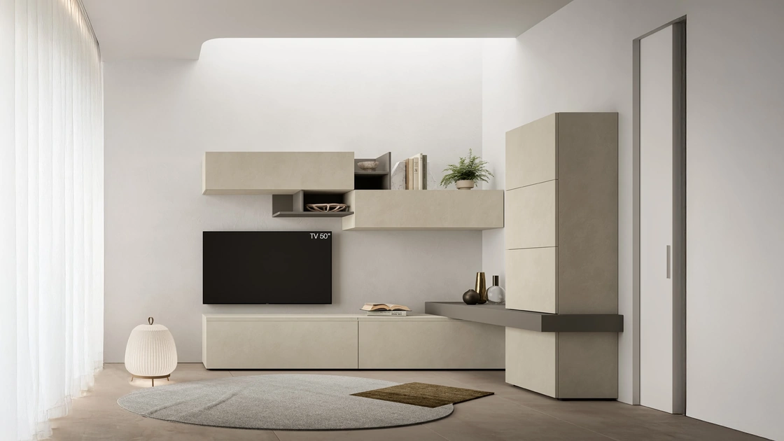 Parete Attrezzata Pratico PTG437 di SantaLucia