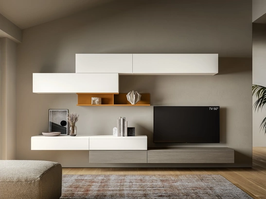 Parete Attrezzata Pratico PTG439 di SantaLucia