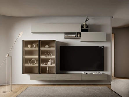 Parete Attrezzata Pratico PTG441 di SantaLucia