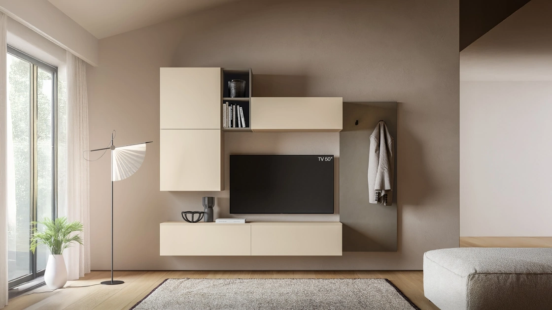 Parete Attrezzata Pratico PTG454 di SantaLucia