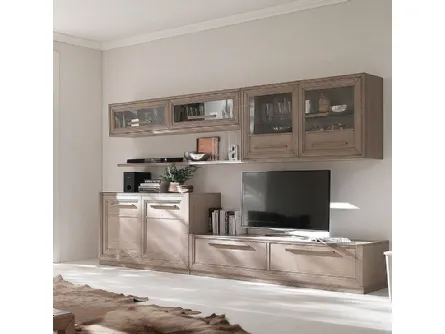 Parete Attrezzata Tea Y finitura Denver di Fasolin