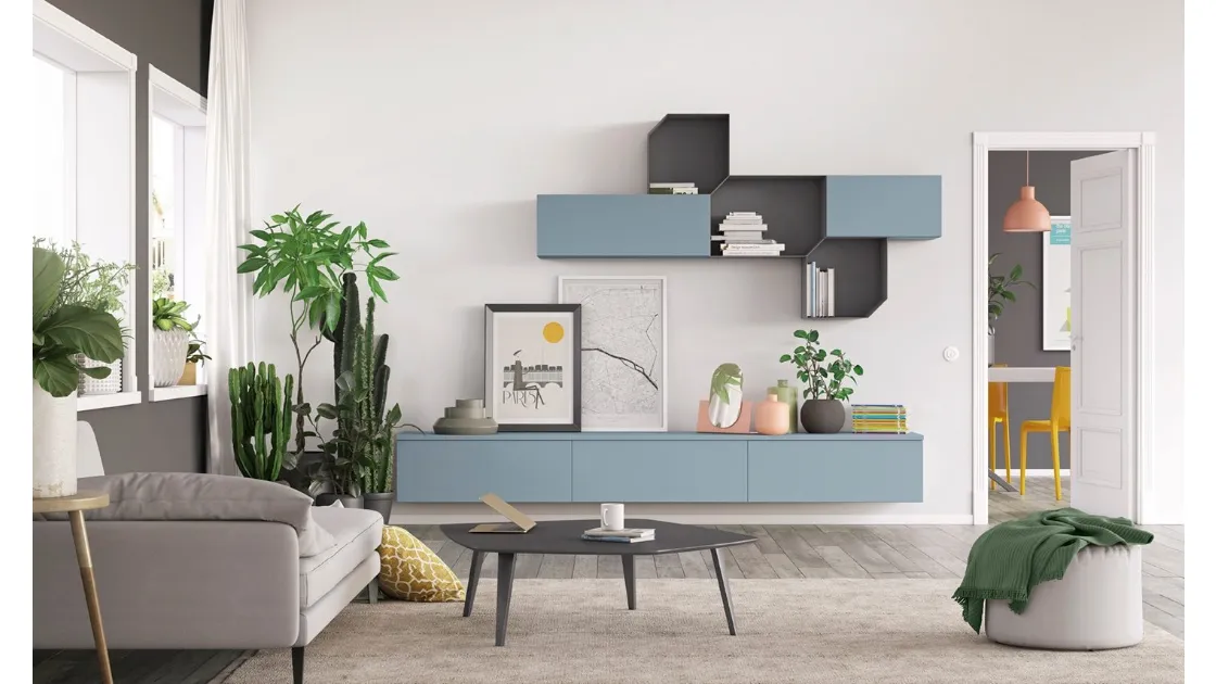 Parete Attrezzata Volo L012 di Colombini Casa