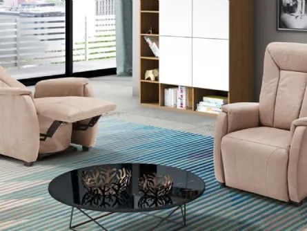 Poltrona in ecopelle Atene di Spaziorelax