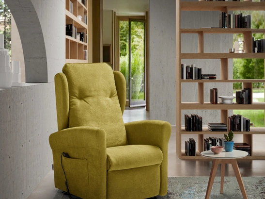 Poltrona Relax Lift Omega in tessuto imbottito de Il Benessere