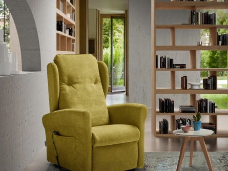 Poltrona Relax Lift Omega in tessuto imbottito de Il Benessere