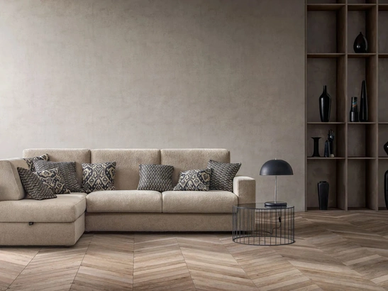 Divano Letto con penisola Cliff di Samoa