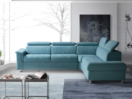 Divano Letto angolare con poggiatesta reclinabili di Miami Il Benessere