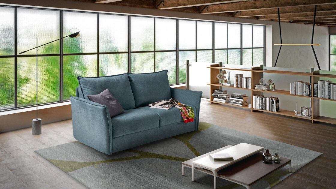 Divano Letto lineare in tessuto Mojito de Il Benessere