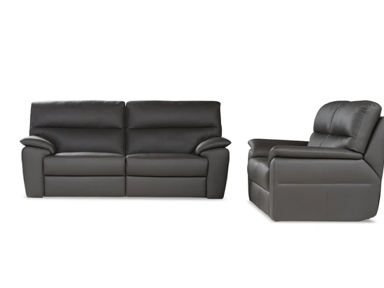 Salotto relax Detroit in pelle di Nicoletti Home