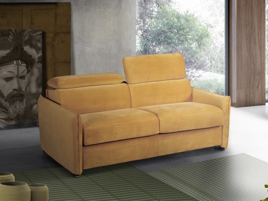 Divano Letto in tessuto con poggiatesta reclinabili Oasi de Il Benessere