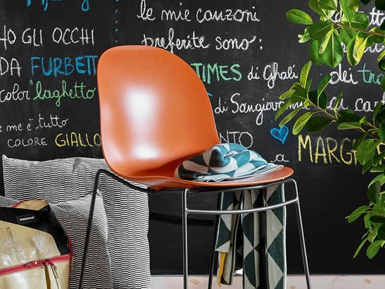 Sedia Academy a slitta di Connubia