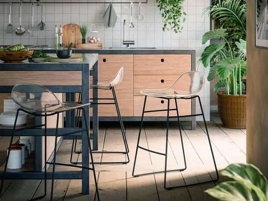 Sgabello Academy Trasparente di Connubia