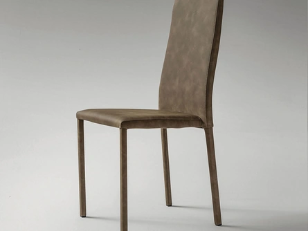 Sedia Berna rivestita in ecopelle di La Primavera