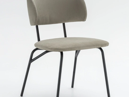 Sedia in tessuto e metallo Dublino di La Primavera