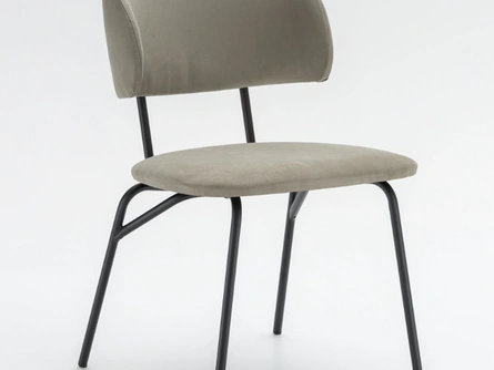 Sedia in tessuto e metallo Dublino di La Primavera