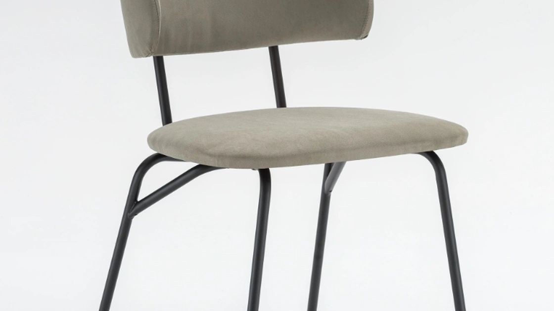 Sedia in tessuto e metallo Dublino di La Primavera